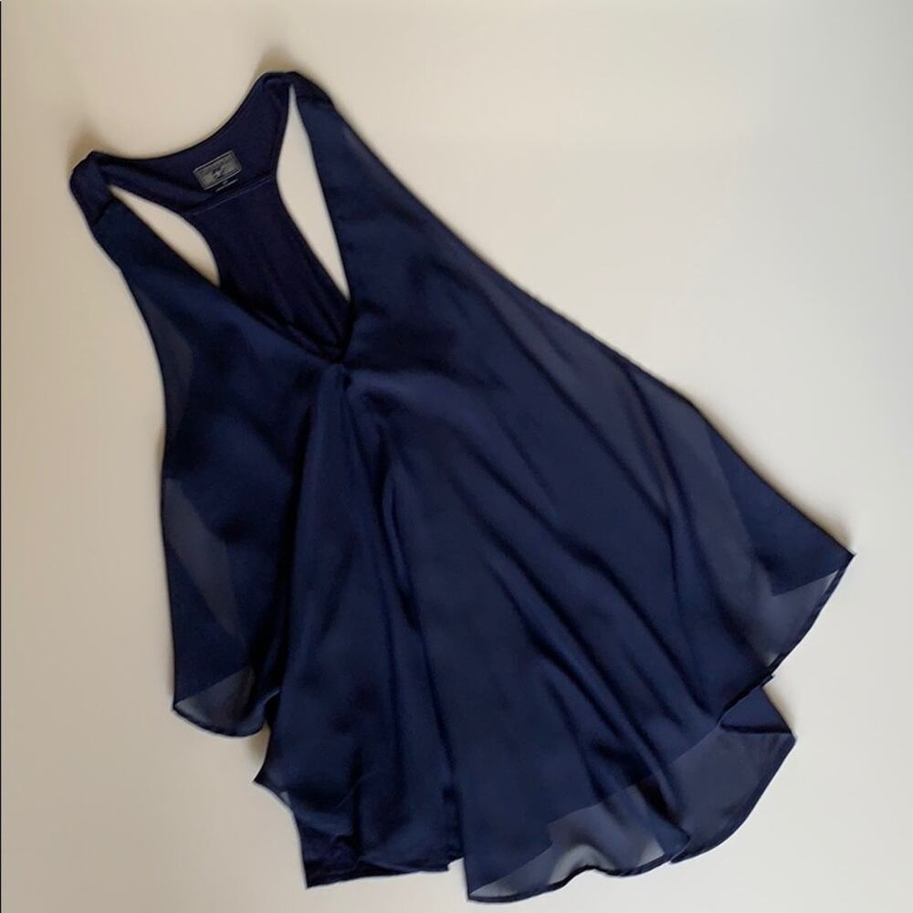 Converse One Star Navy Asymmetrical Swing Top S